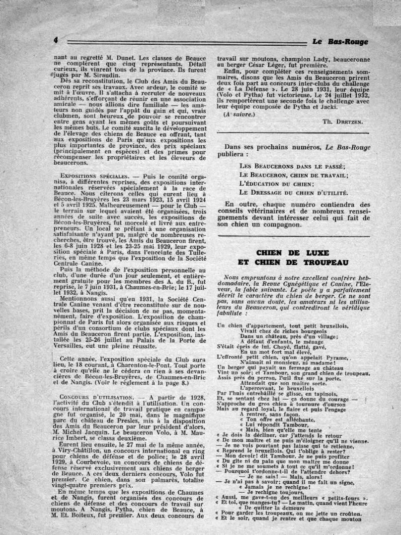 Первый номер журнала о босеронах Французского клуба