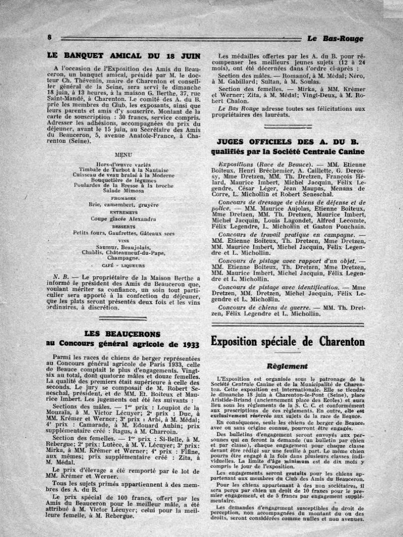Первый номер журнала о босеронах Французского клуба